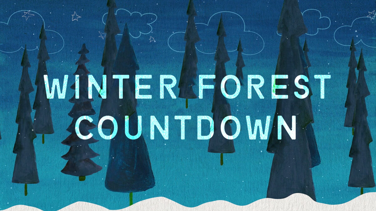 Winter Forest Countdown image number null